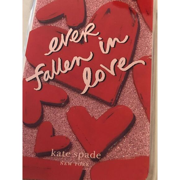 Kate Spade Iphone XS MAX Ever Fallen In Love New Heart printed case - Picture 5 of 5